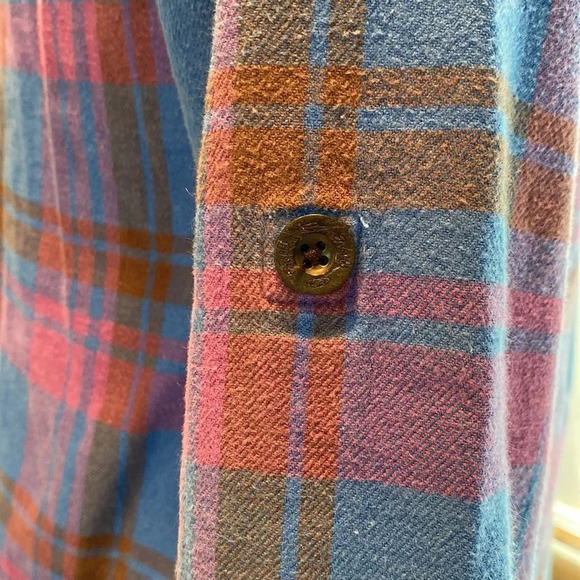 O’Neill women’s medium long sleeve no tag plaid shirt button up outdoors - Picture 4 of 6